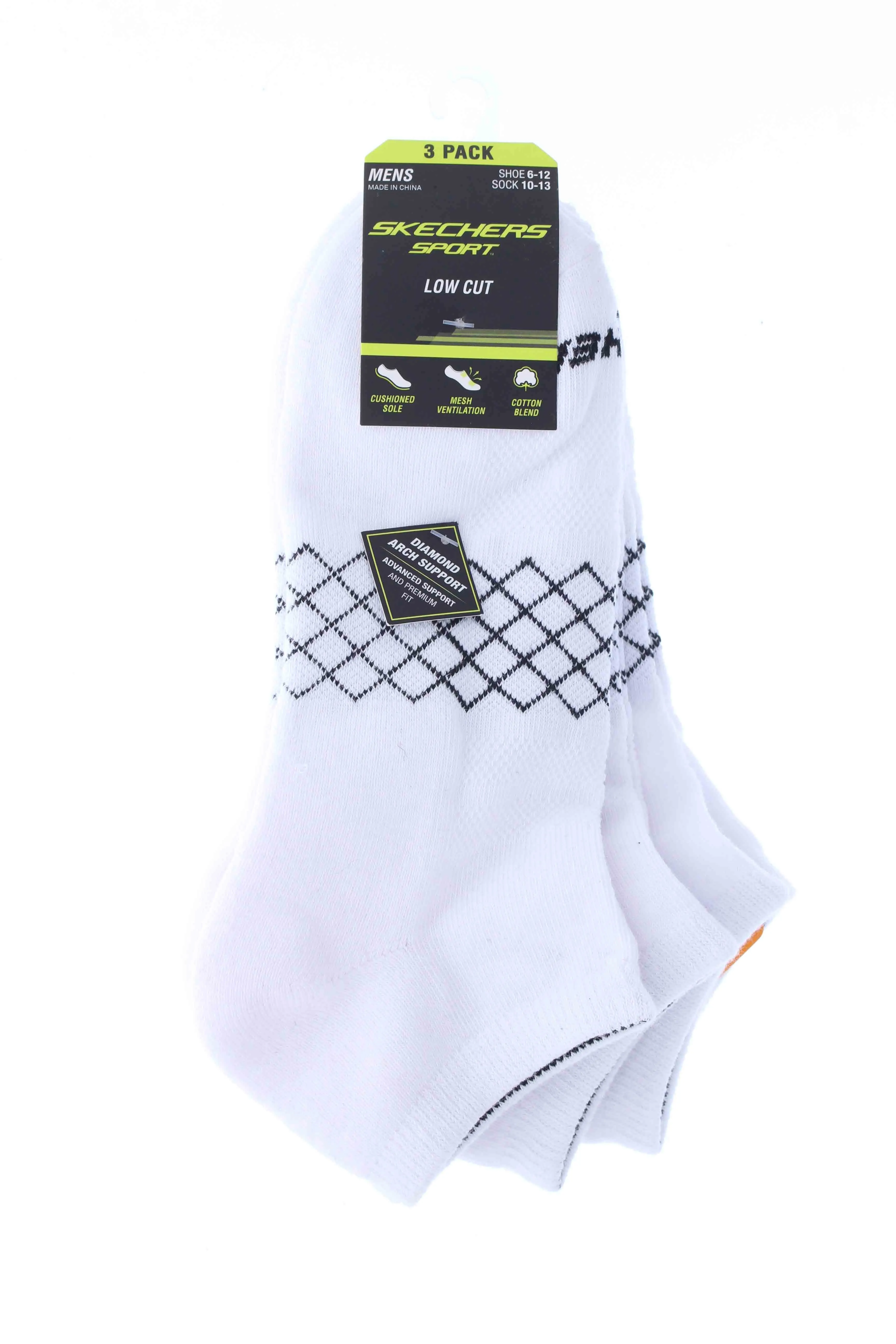 3PK MEN 1/2 TERRY LOW CUT