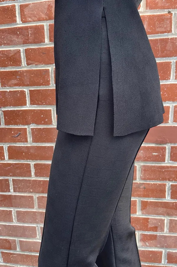 Asher Apron Top in Black