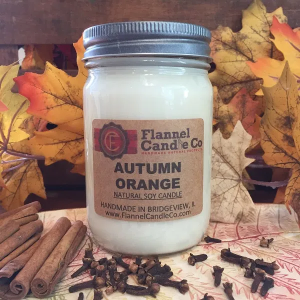 Autumn Orange Soy Candle