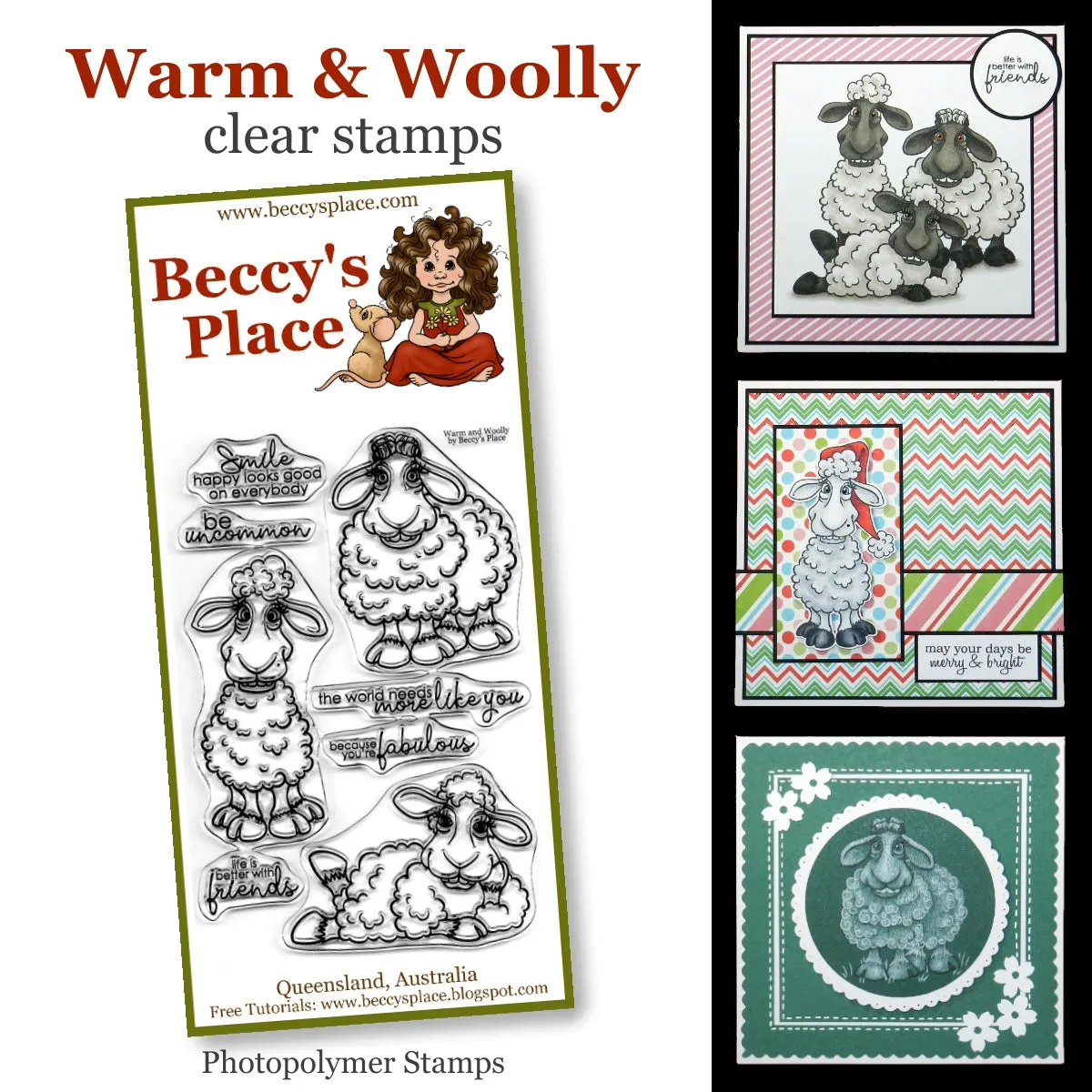 Beccy's Place - Warm and Woolly, Clear Stamp Set