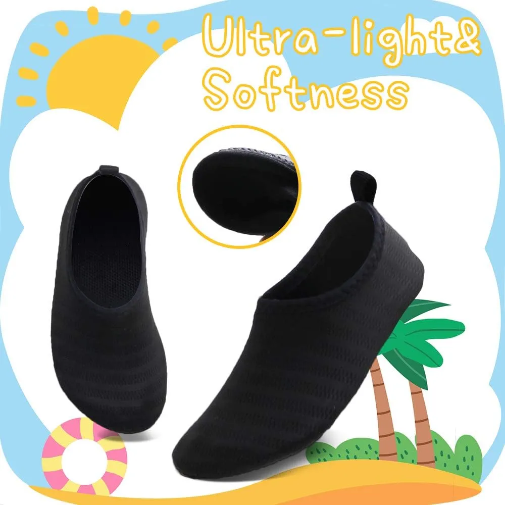 BomKinta Kids Water Shoes Boys Girls Barefoot Quick Dry Non-Slip Aqua Socks for Beach Swimming Pool