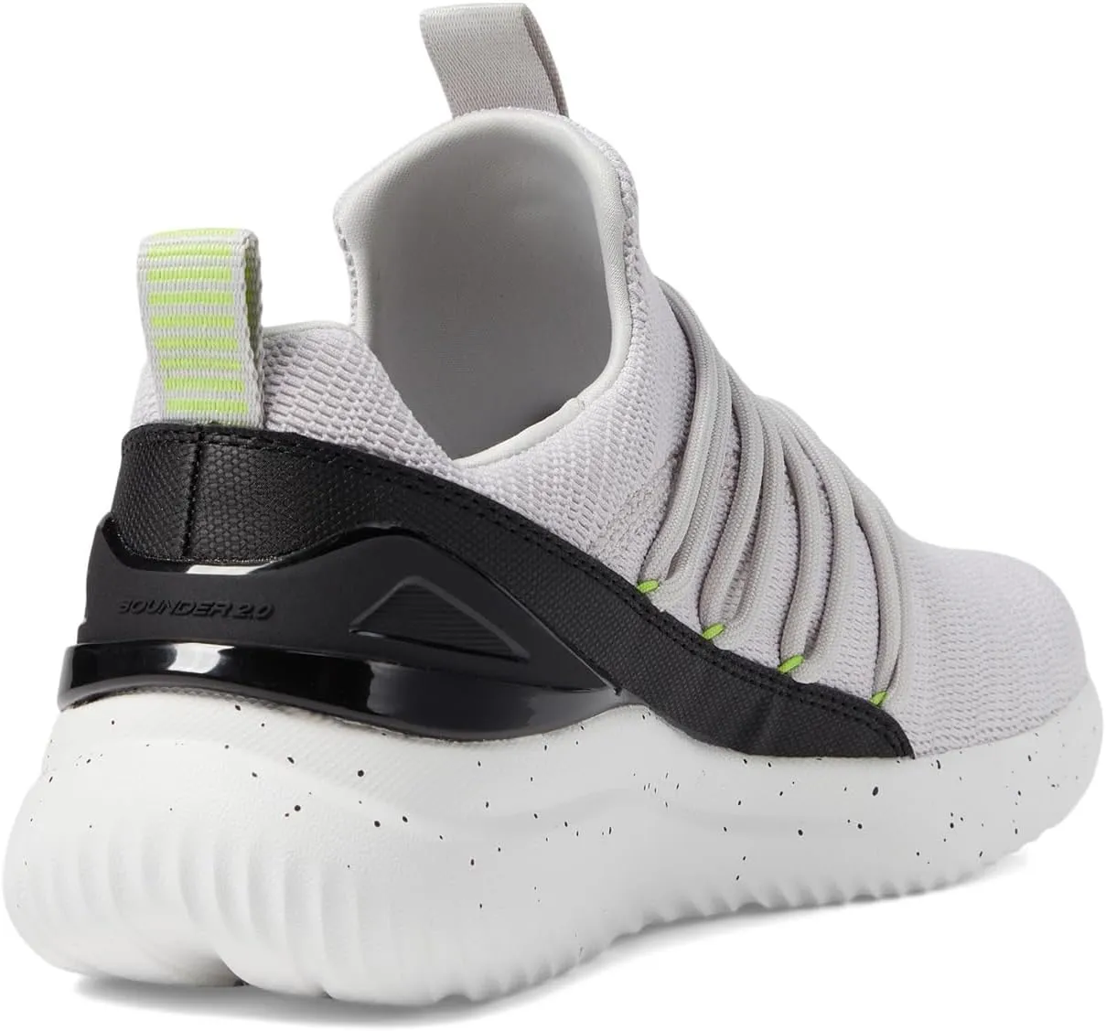 Bounder 2.0 Future Currents SKECHERS sneakers, Gray/Lime