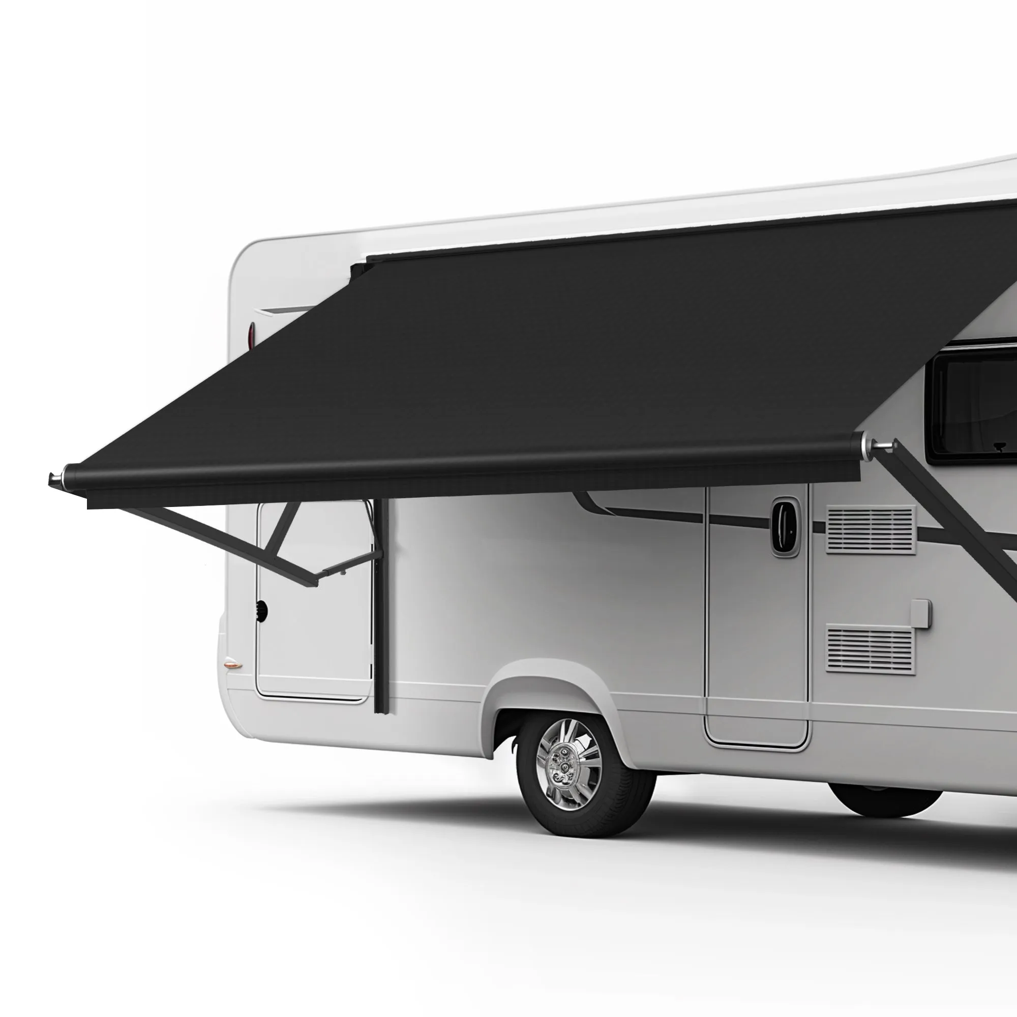 Camper Awning RV Fabric Replacement Heavy-Duty Vinyl Universal Outdoor Canopy for RV, Trailer, and Motorhome Awnings