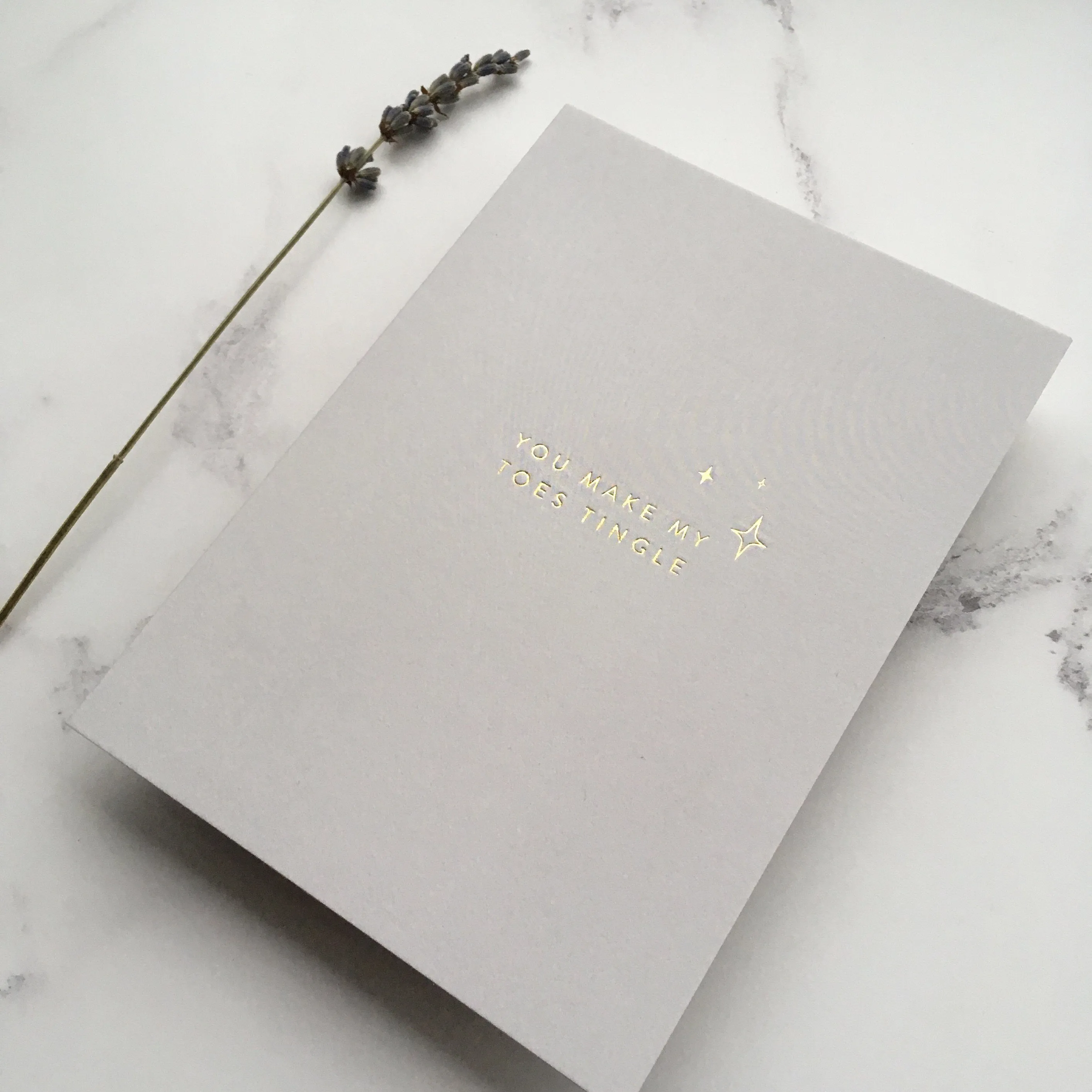 Carrie Elizabeth "You Make My Toes Tingle" Card