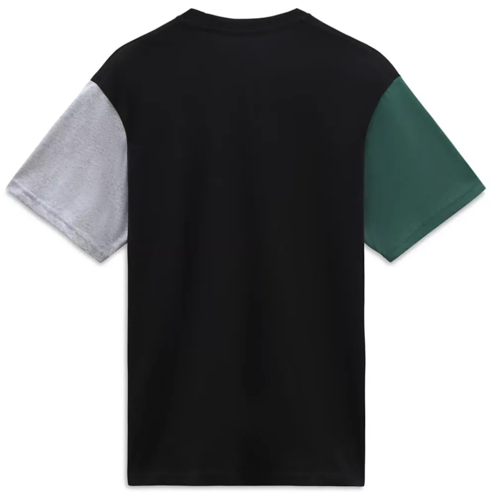 Colorblock Varsity T-Shirt Black/Bistro Green/Heather Grey