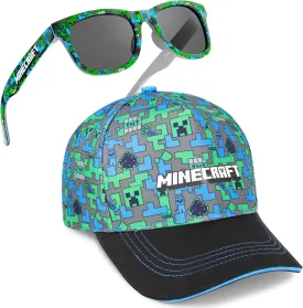 Get Trend Baseball Cap for Boys Teens Kids Sunglasses Set Adjustable Hat UV Protection