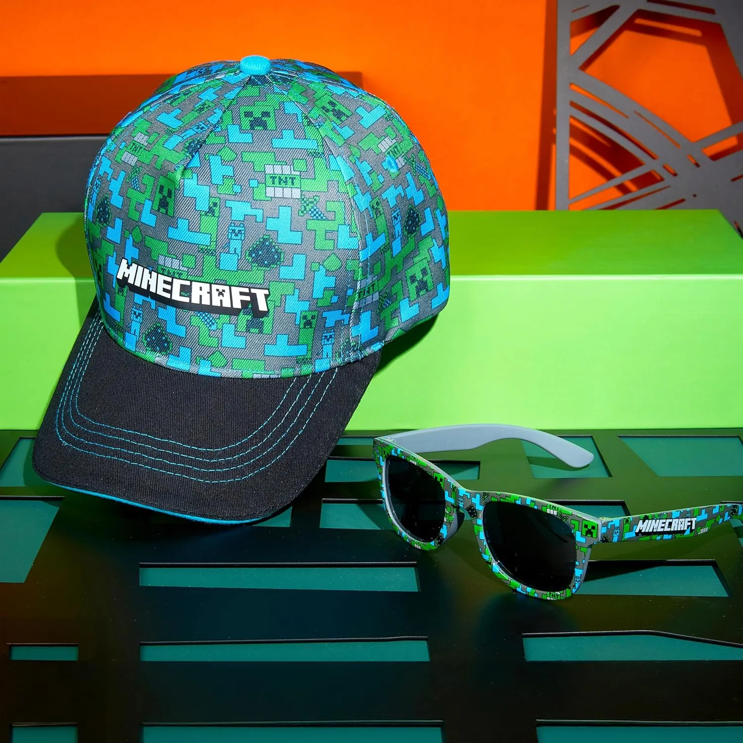 Get Trend Baseball Cap for Boys Teens Kids Sunglasses Set Adjustable Hat UV Protection