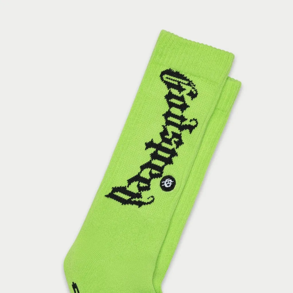 Godspeed Logo Socks (Lemon) - GO005SKSLMN