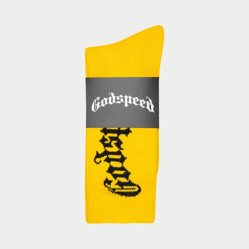 Godspeed Logo Socks (Yellow) - GO008SKSYLW