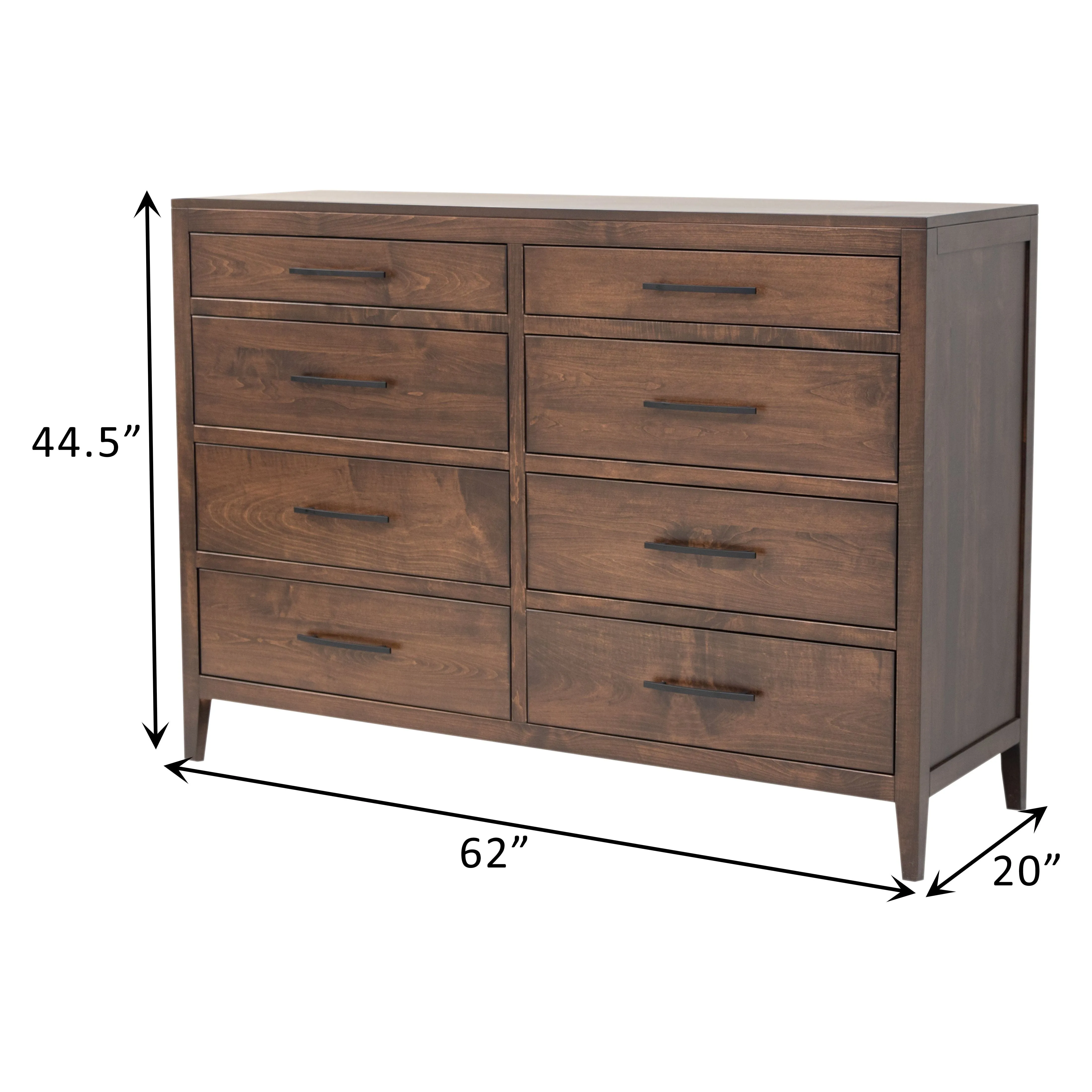 Hilton 8-Drawer Tall Dresser