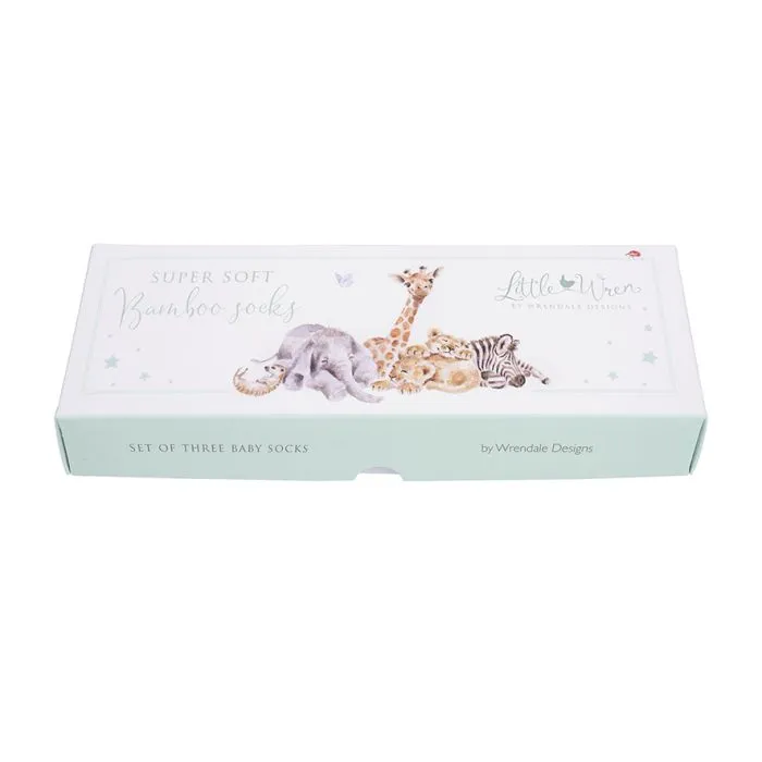 Little Savannah Baby Sock Gift Set - Little Wren Collection by Wrendale