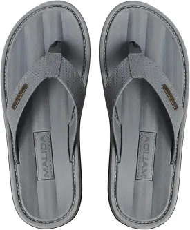MALIDA Mens Flip Flops Non-Slip Bathroom Shower Shoes Waterproof Cushion foam Indoor and Outdoor Thong Sandals