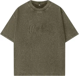 Men's Graphic Tees Shirt Unisex Cotton Oversized T-Shirt Short Sleeve Vintage Streetwear Casual Tee Top