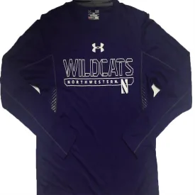 Northwestern Wildcats Under Armour Purple Men's L/S Shirt