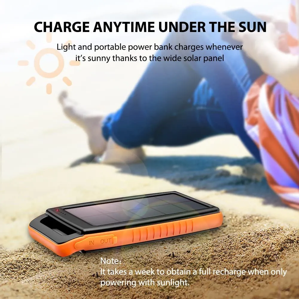 Solar Charger 15000mAh Outdoor Portable Charger