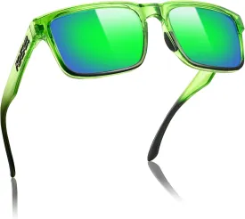 STGATN Big Head Sunglasses for Men - 155MM for Large Wide Heads Men's TR90 Ultralight UV400 Protection Glasses