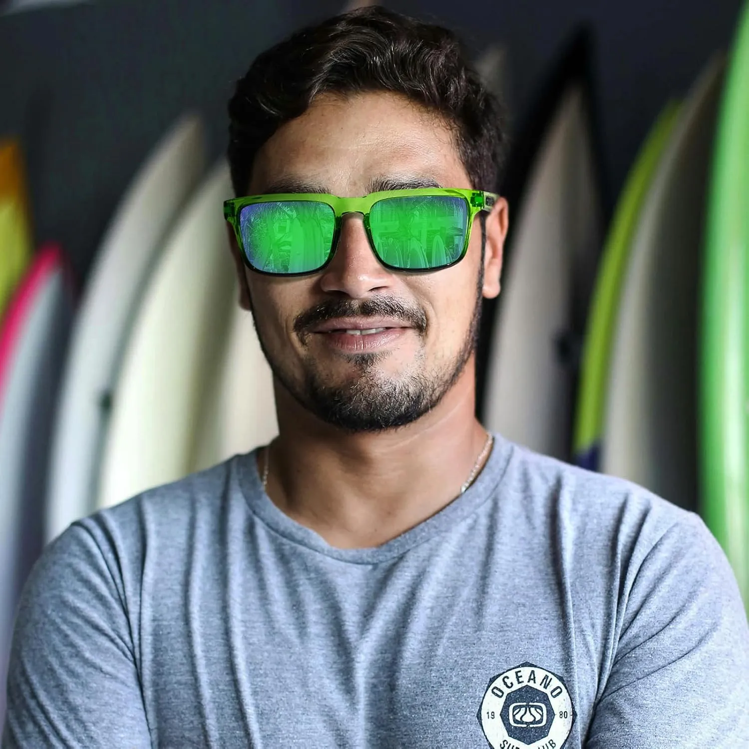 STGATN Big Head Sunglasses for Men - 155MM for Large Wide Heads Men's TR90 Ultralight UV400 Protection Glasses