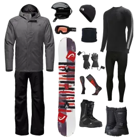 The North Face The Works Package w/ Pants - Men's Snowboard