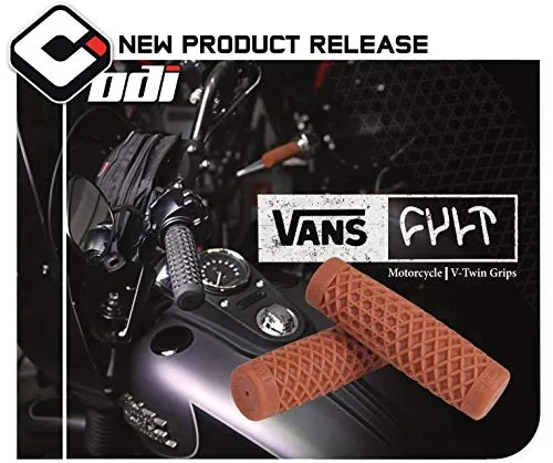 Vans   Cult Motorcycle Grips - 1" Brown