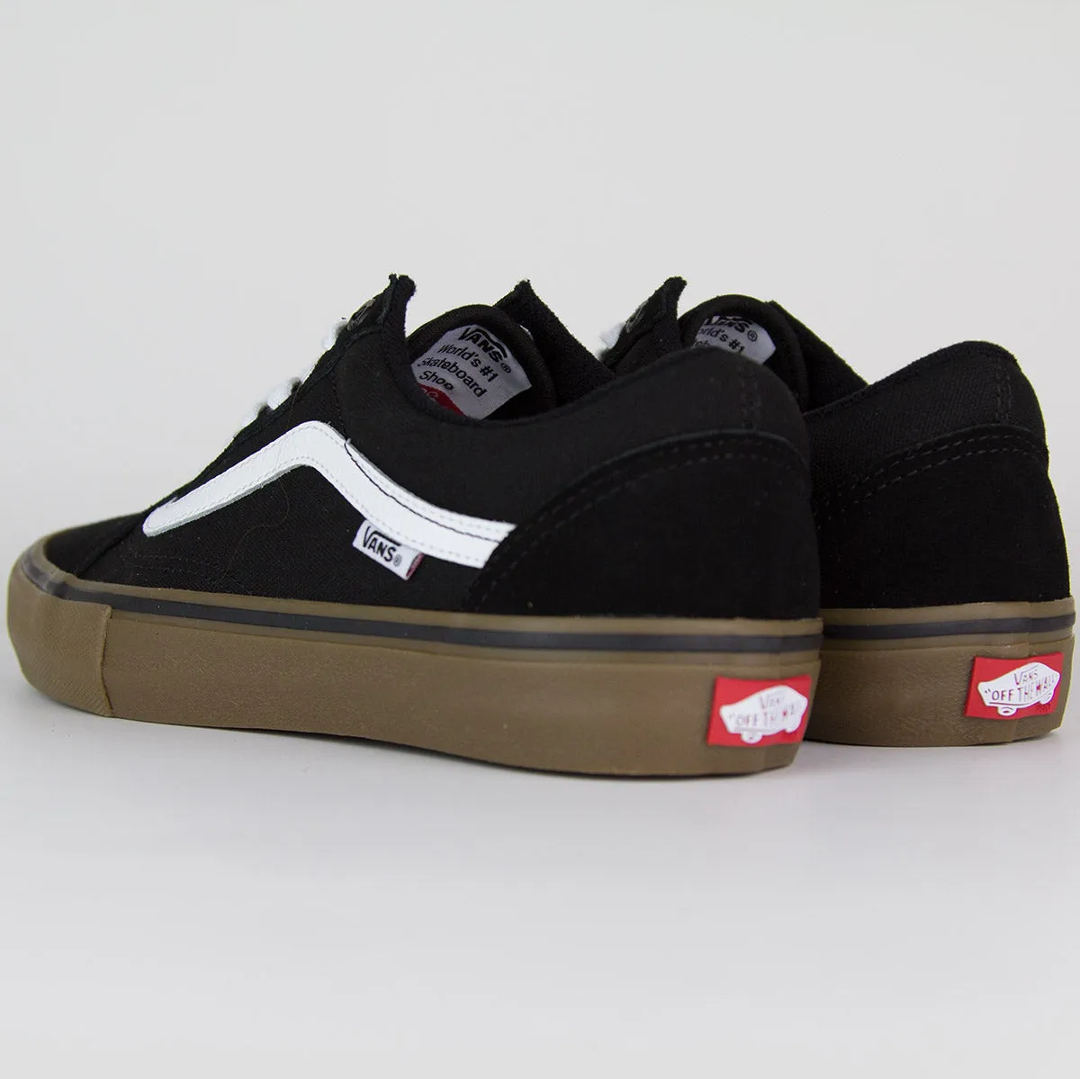 Vans Old Skool Pro Black/White/Medium Gum