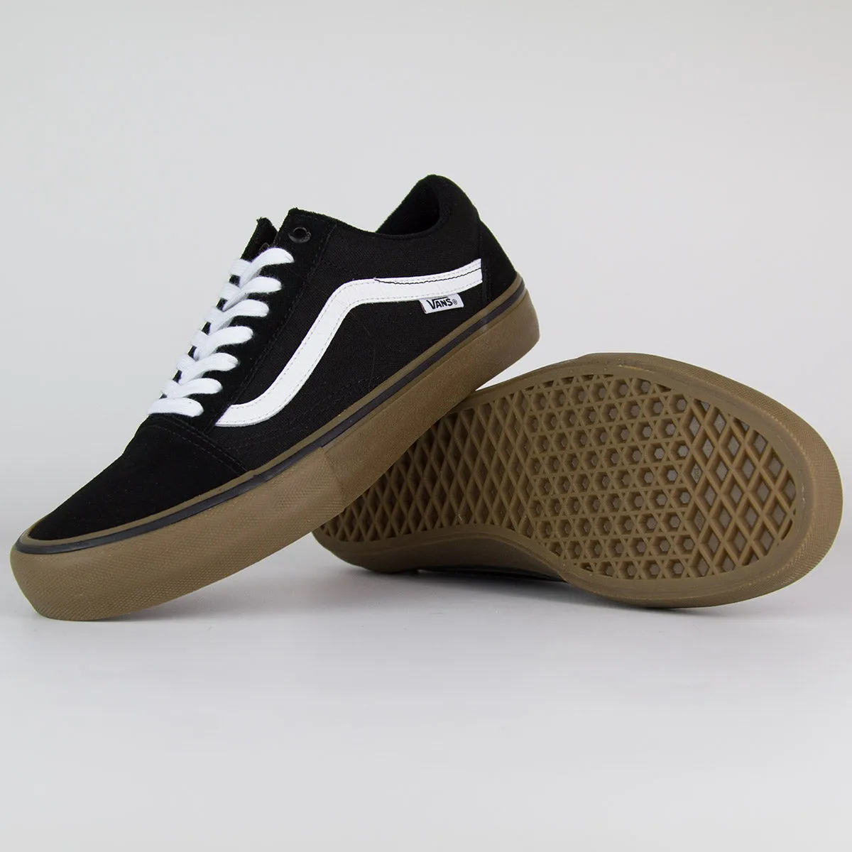Vans Old Skool Pro Black/White/Medium Gum