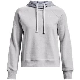Women's Under Armour Rival Fleece Cb Hoodie Grey 1373031 014